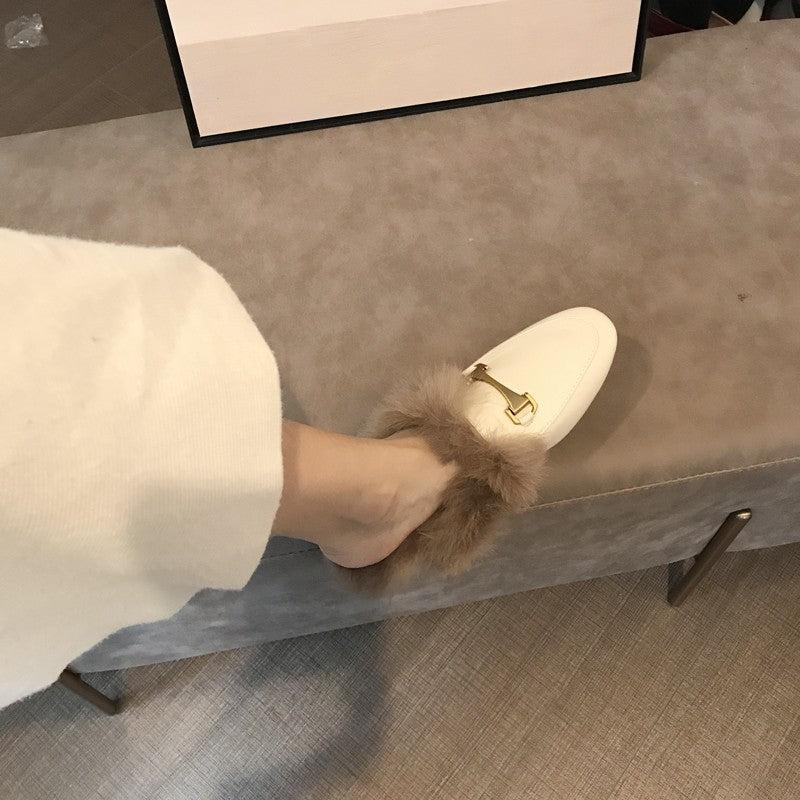 Dame Mode Sko med luksuriøs Kunstpels Stilla