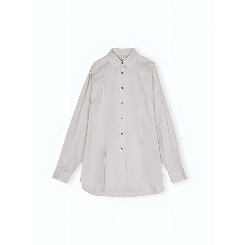 Kvindernes langærmede bluse med moderne snit og elegante detaljer Stilla