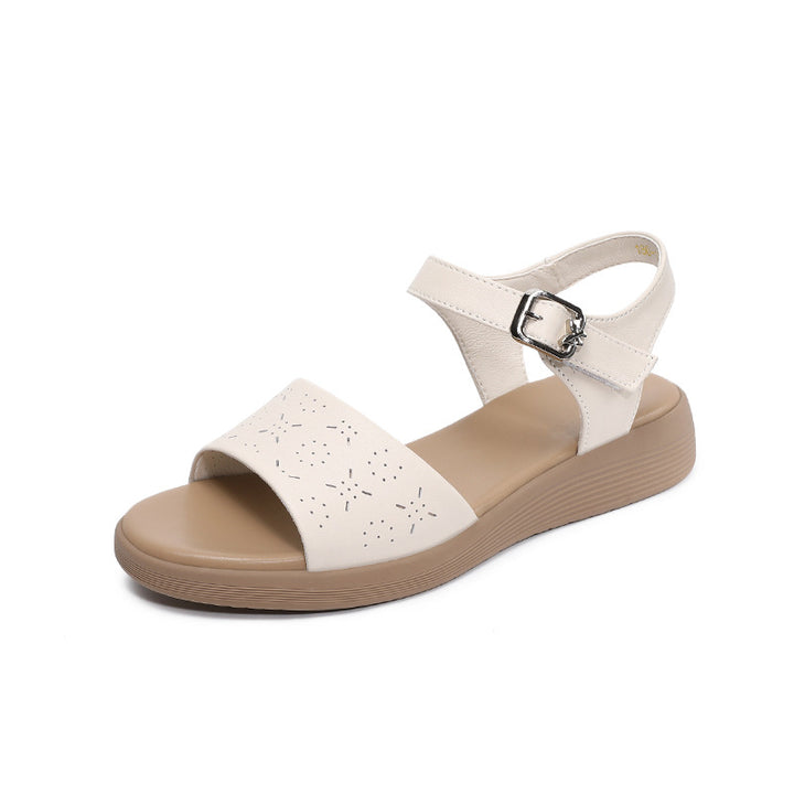 Dame Open-Toe Komfortsandaler med justerbar ankelrem Stilla