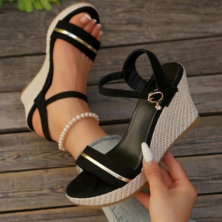 Dame Wedge-sandaler med elegante stropper og stilfuld espadrille-design Stilla