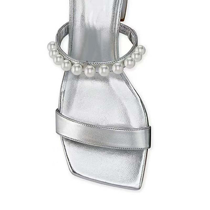 Dame Elegante Blokhæl Slide Sandaler Stilla