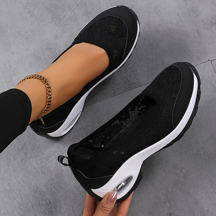 Dame Åndbare Spids Slip-On Sneakers Stilla