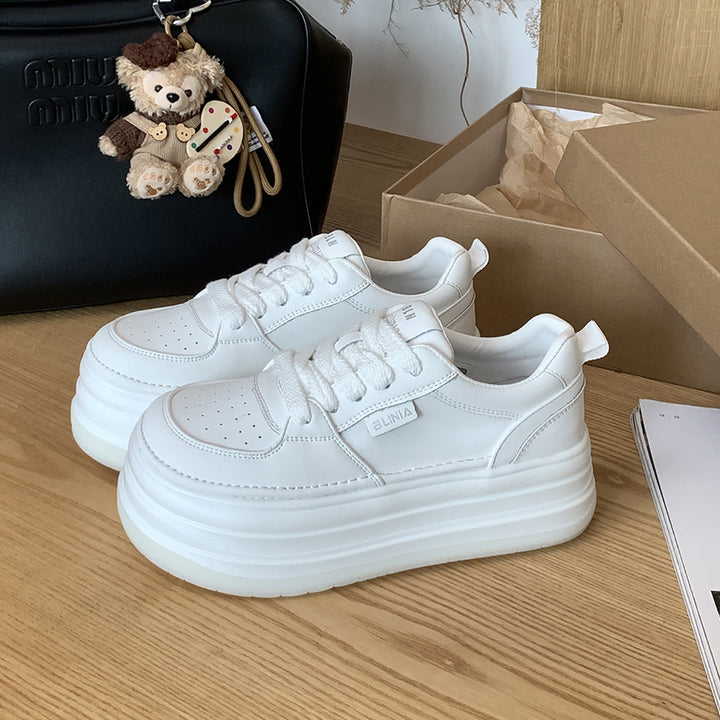 Damer Plattform Mode Sneakers Stilla