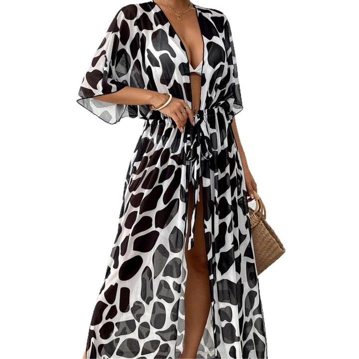 Femme Let Transparent Strand Pareo Maxi Kjole Stilla