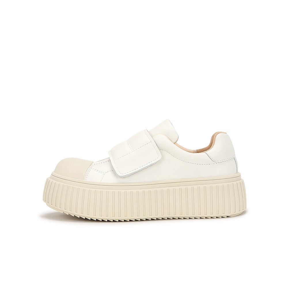 Dame Chic Platform Sneakers med justerbar rem Stilla