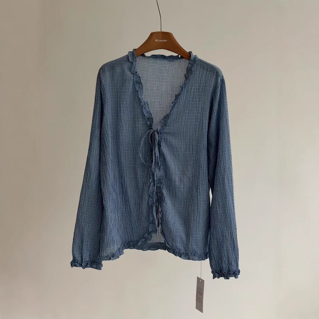 Femme Rüschenspitze-bluse Stilla