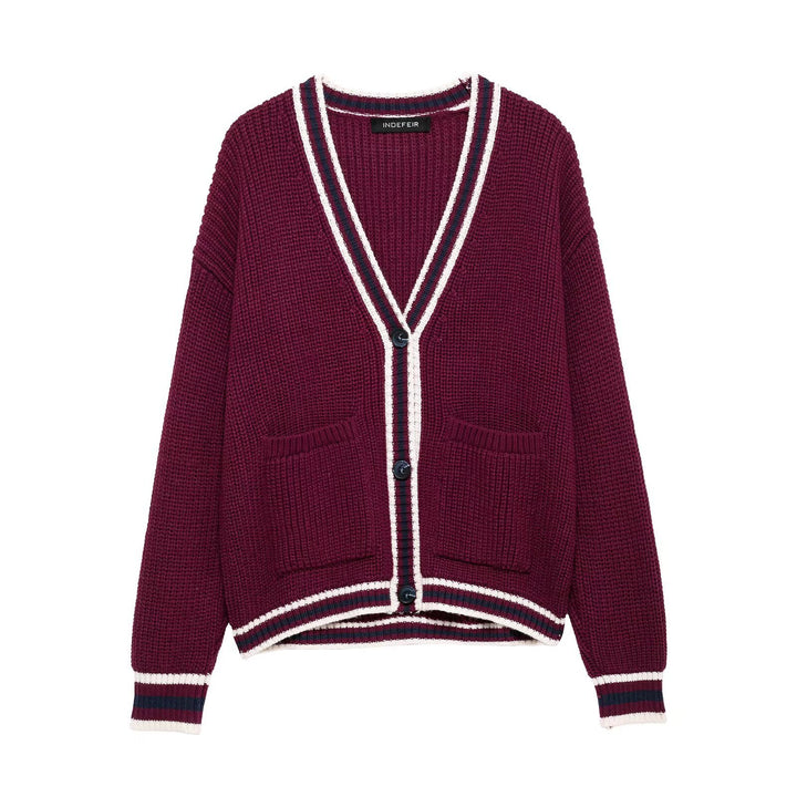 Femme Vaffelstrik-Cardigan Stilla