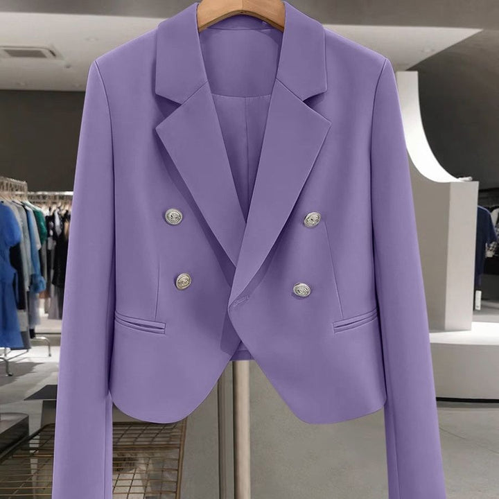 Damer tidløs dobbeltbrystet blazer Stilla