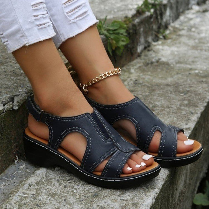 Dame Komfortable Sandaler med justerbar rem og ergonomisk sål Stilla