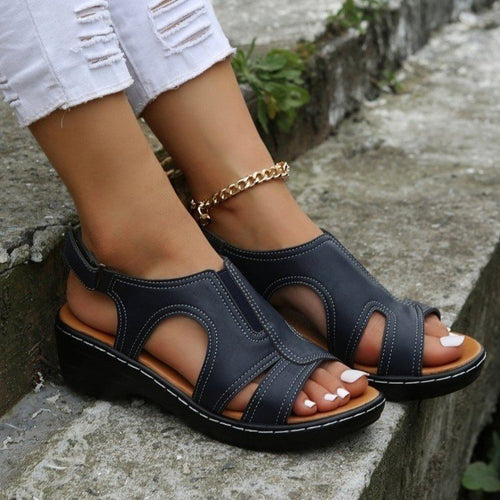 Dame Komfortable Sandaler med justerbar rem og ergonomisk sål Stilla