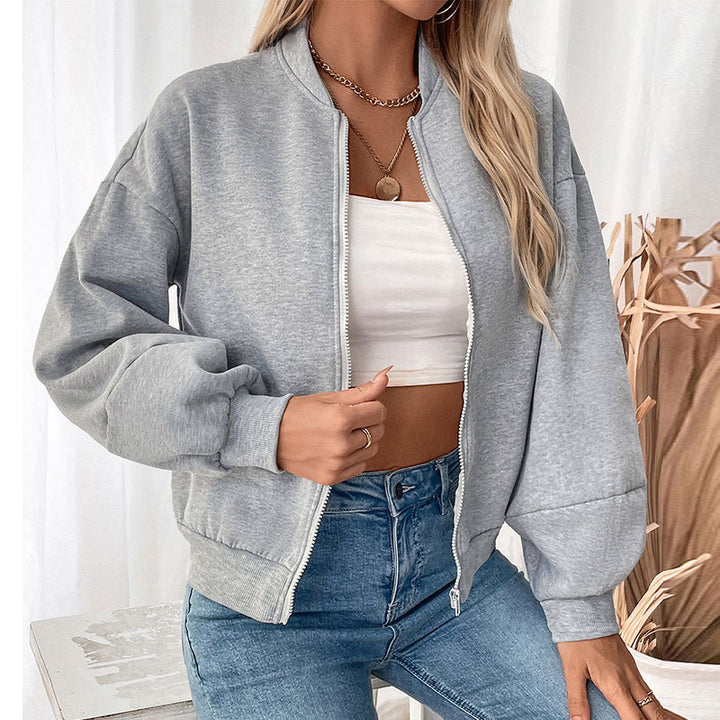 Dame afslappet sweatshirt med voluminøse ærmer Stilla