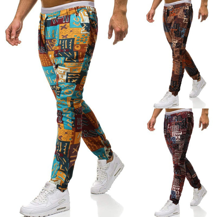 Herrer Stilfuld Urban Mønster Jogger-bukser Stilla