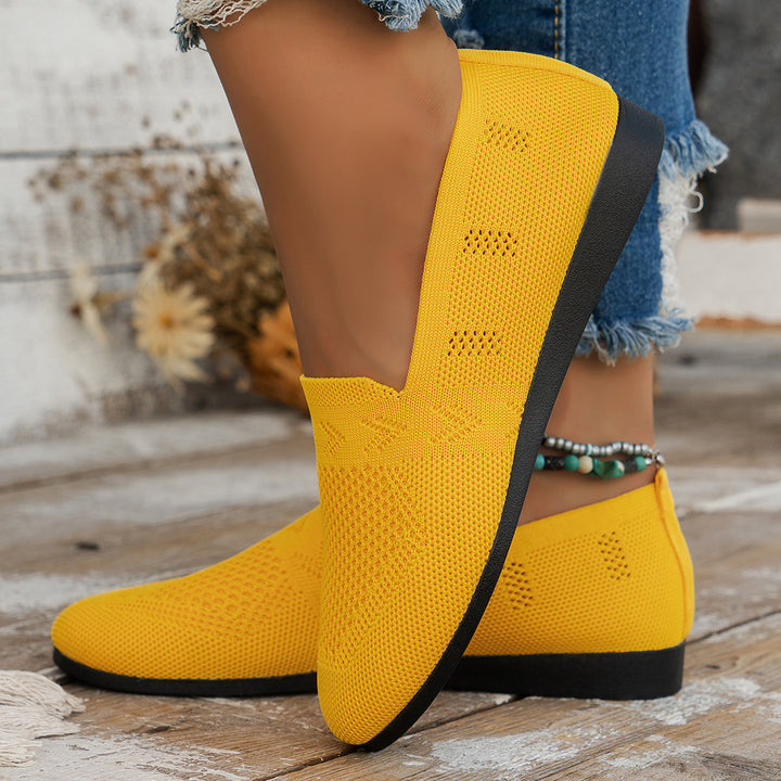 Dame Åndbare Slip-On Espadrilles med fleksibel Sål Stilla