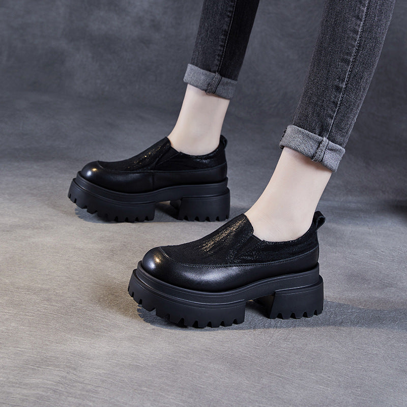 Dame Chunky Slip-On Platform Sko Stilla