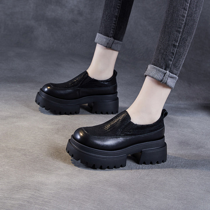 Dame Chunky Slip-On Platform Sko Stilla