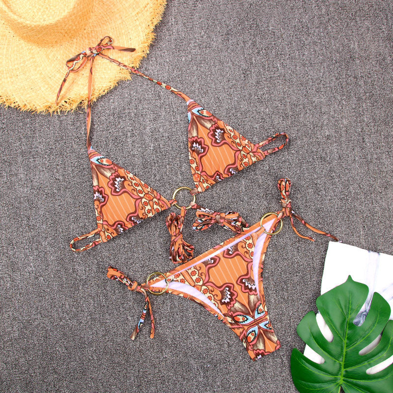 Dame Triangle Bikini Sæt Stilla