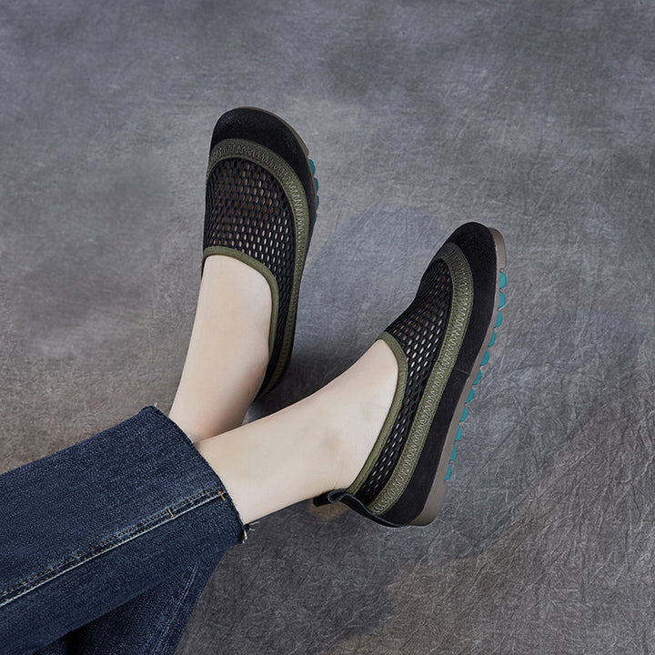 Kvinder Åndbare Mesh Slippers med Polstret Sål Stilla