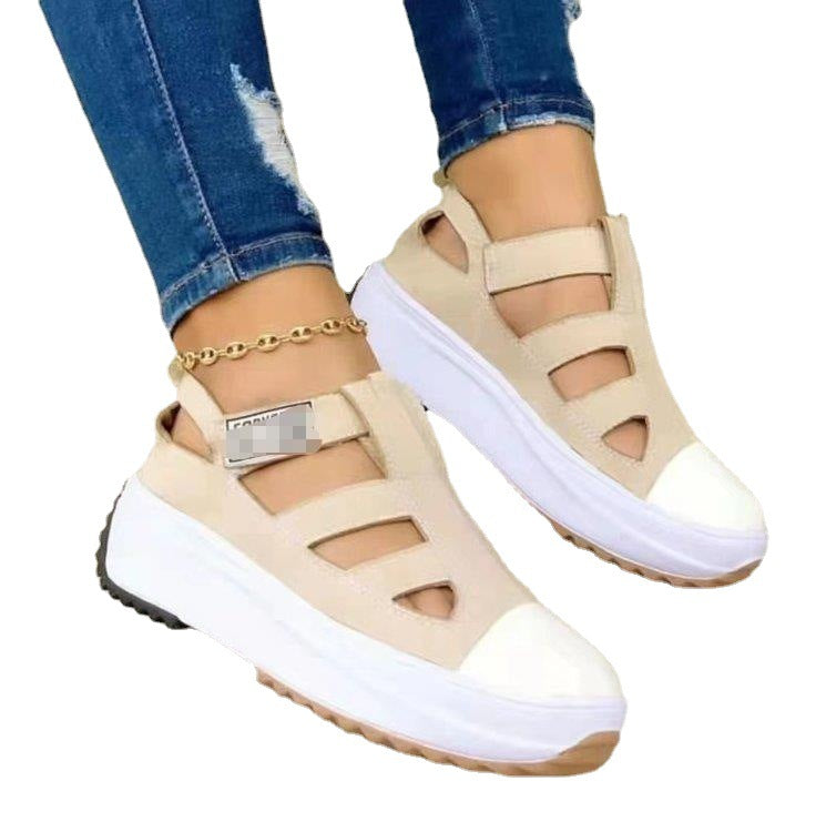 Dame trendy Slip-On Sneakers med åndbar overfladestruktur og skridsikker sål Stilla