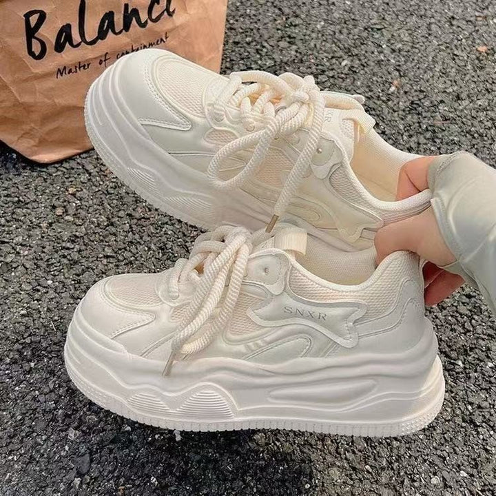 Dame Sneakers med støddæmpende såldesign og åndbart overmaterialekombination Stilla