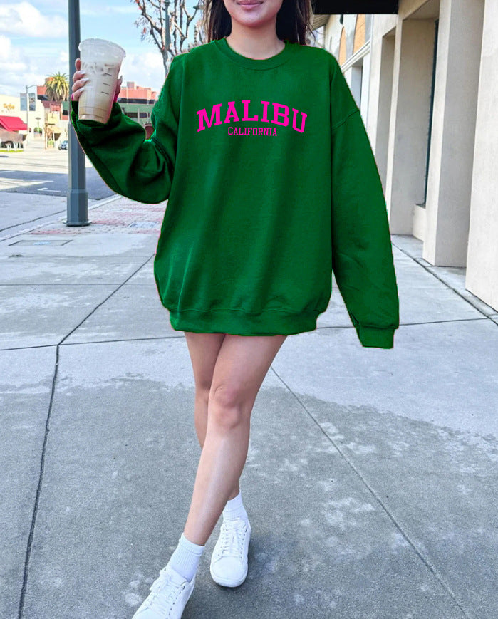 Kvinders sweatshirt med afslappet California-logo og blødt materiale Stilla