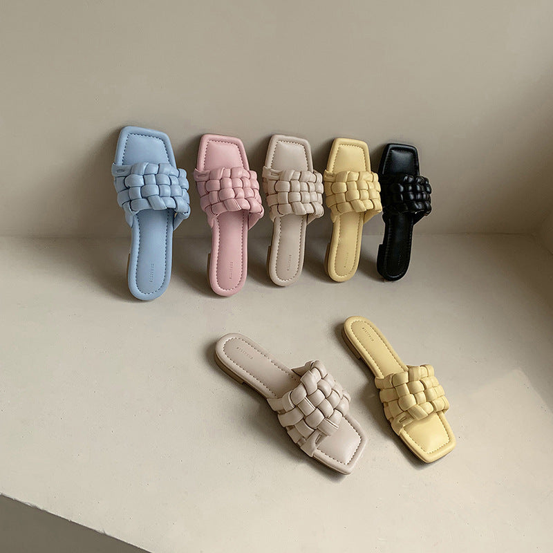 Dame Chic Vevet Slide Sandaler Stilla