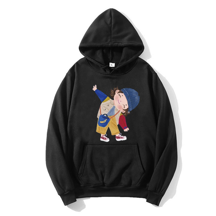 Dame hoodie med legende børne design Skovae