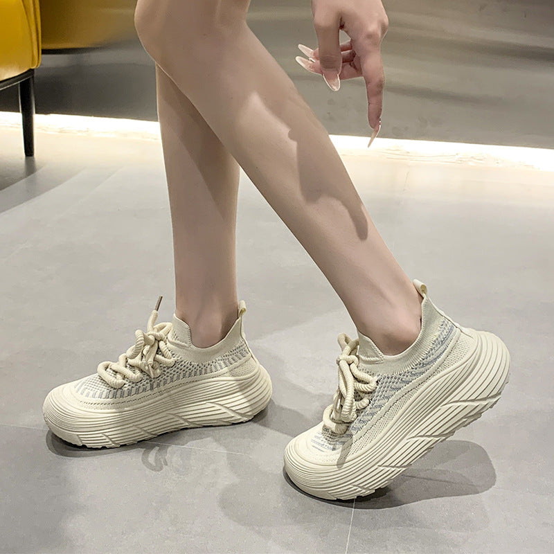 Dame Sporty Sneakers med høj komfort og åndbar mesh-overflade Stilla