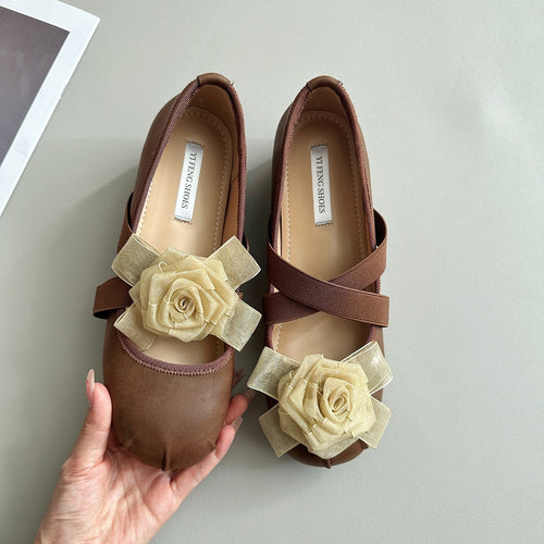 Kvinder Dekorative Blomster Accent Ballerinas Stilla