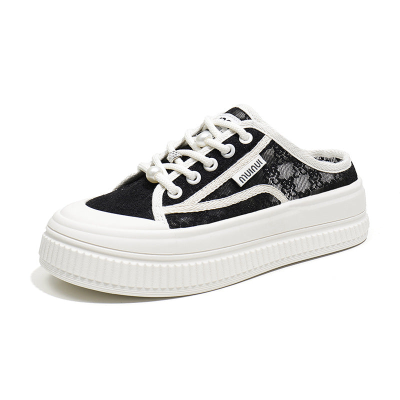 Dame Sneakers i moderne design med unikke detaljer og fleksibel sål Stilla
