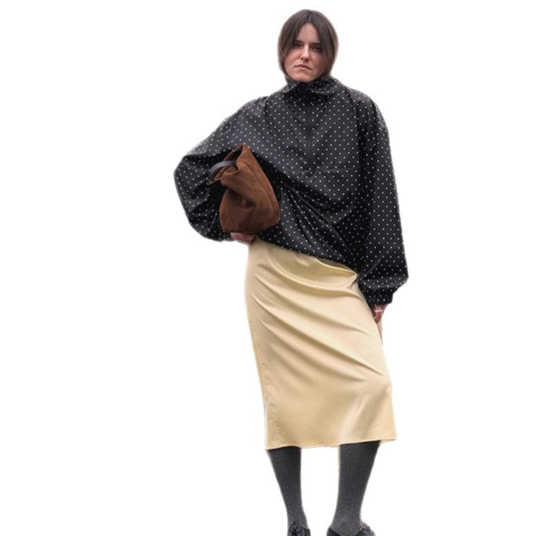 Dame Oversized Regnjakke med Pletter Stilla
