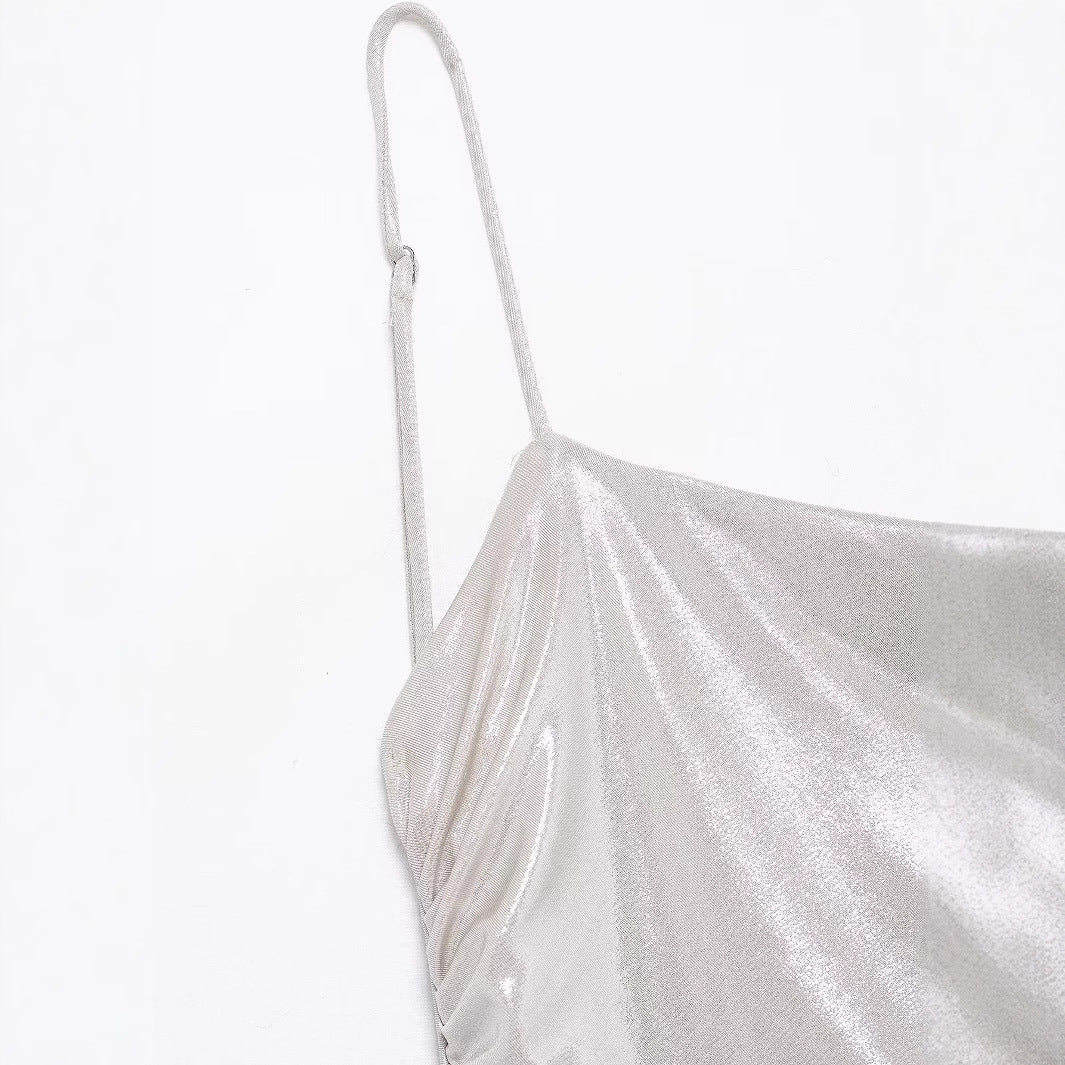 Stilla | Smuk Forår Off-Shoulder Maxi Kjole