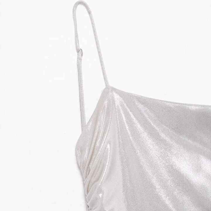 Stilla | Smuk Forår Off-Shoulder Maxi Kjole