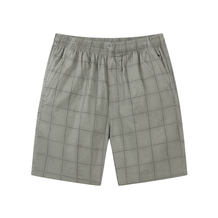 Herrer casual shorts i moderne ternet mønster Stilla