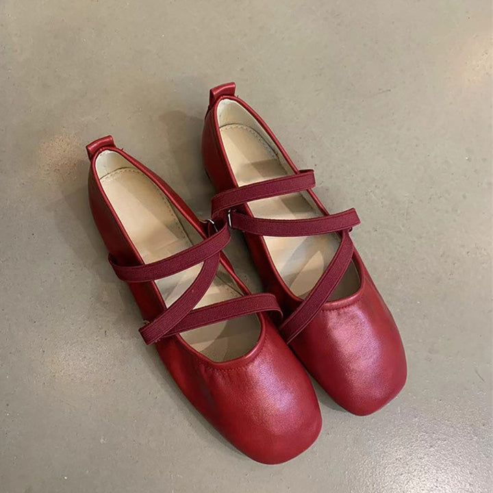 Dame Krydsrem Ballerina Flats Stilla