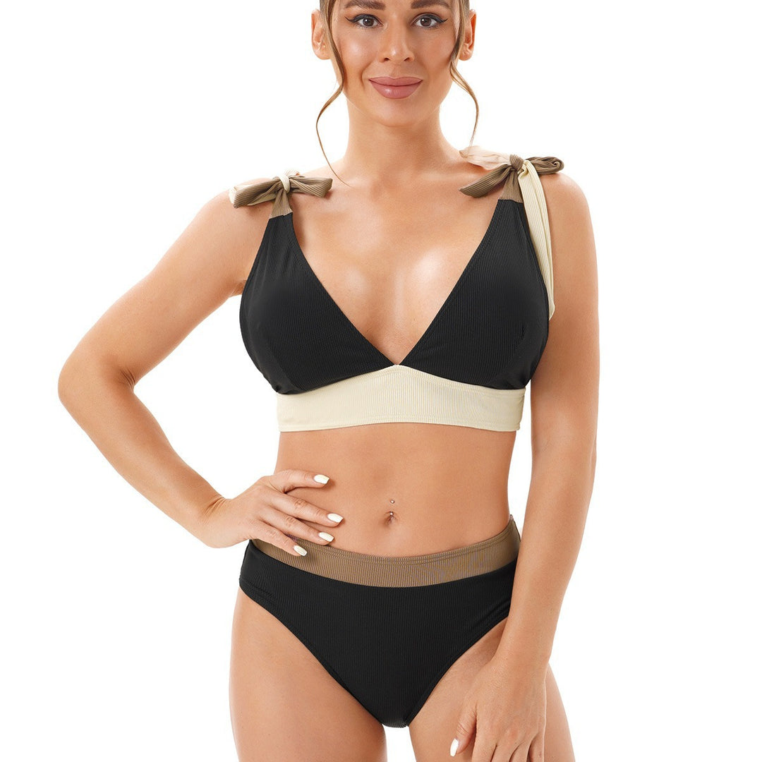 Dame bikini med moderne sløjfer Skovae