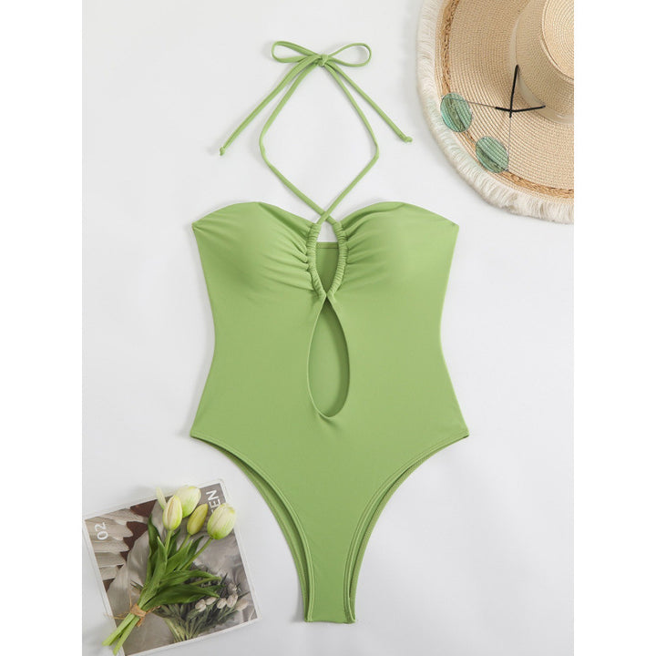 Dame Éntlig bodysuit med moderigtigt cut-out-design og stropløs top Skovae