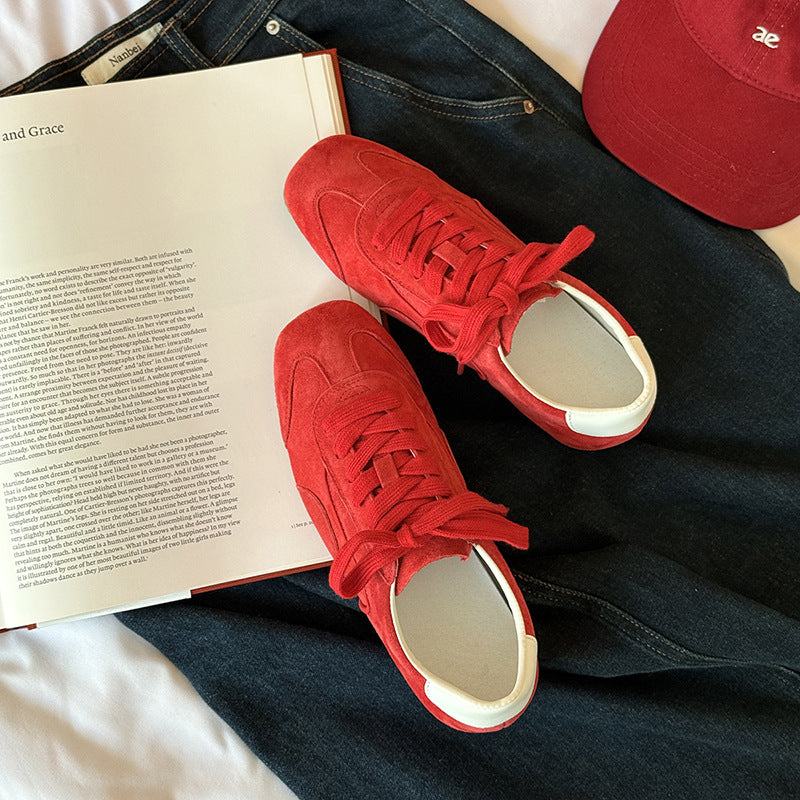 Herrer Nubuck Fritid Sneakers Stilla