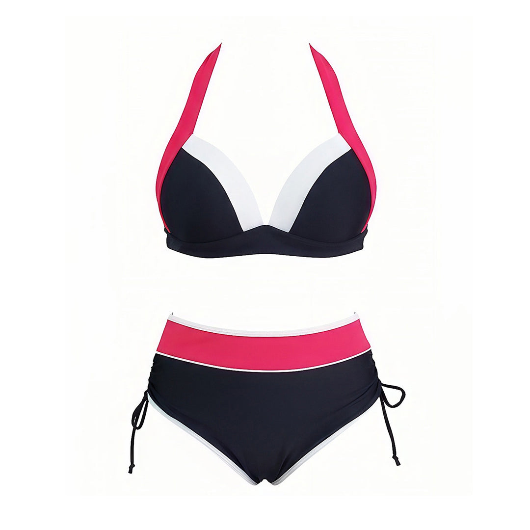 Dame sporty elegant bikini med haltertop Skovae