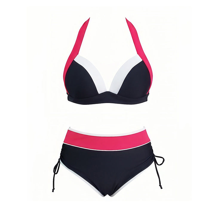 Dame sporty elegant bikini med haltertop Skovae