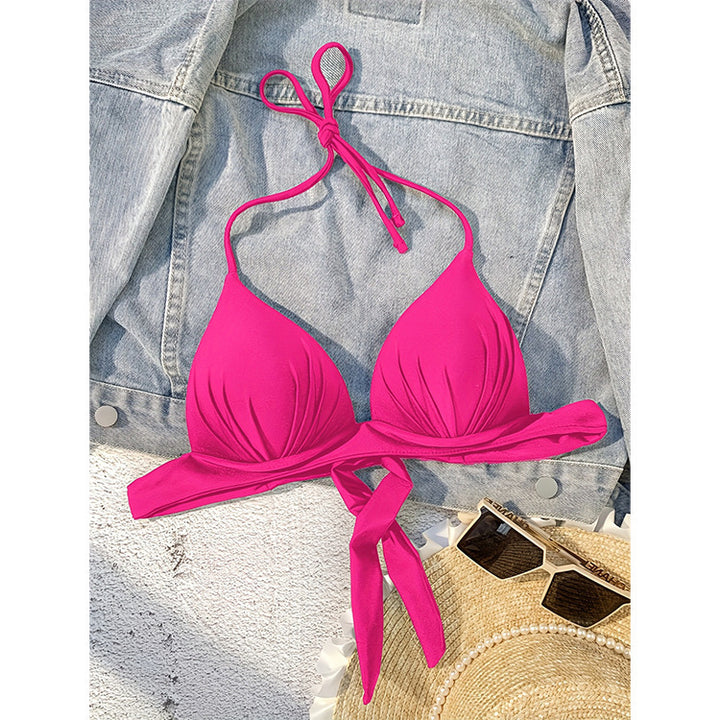 Dame bikinitop med elegante knude-detaljer Skovae