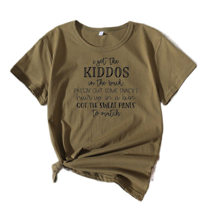 KVINDER CASUAL SJOV T-SHIRT Stilla