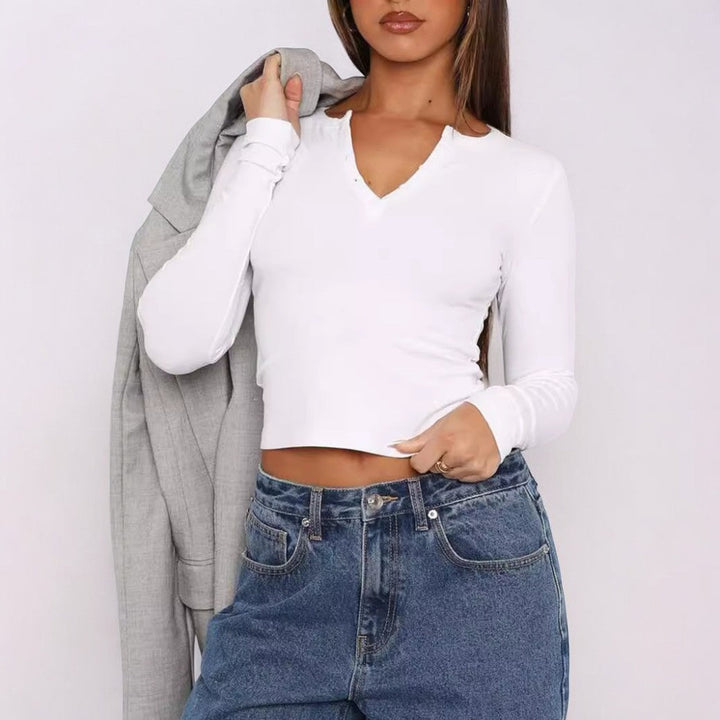 Stilla | Elegantes Shirt Mit Langen Ärmeln und Knopfverschluss