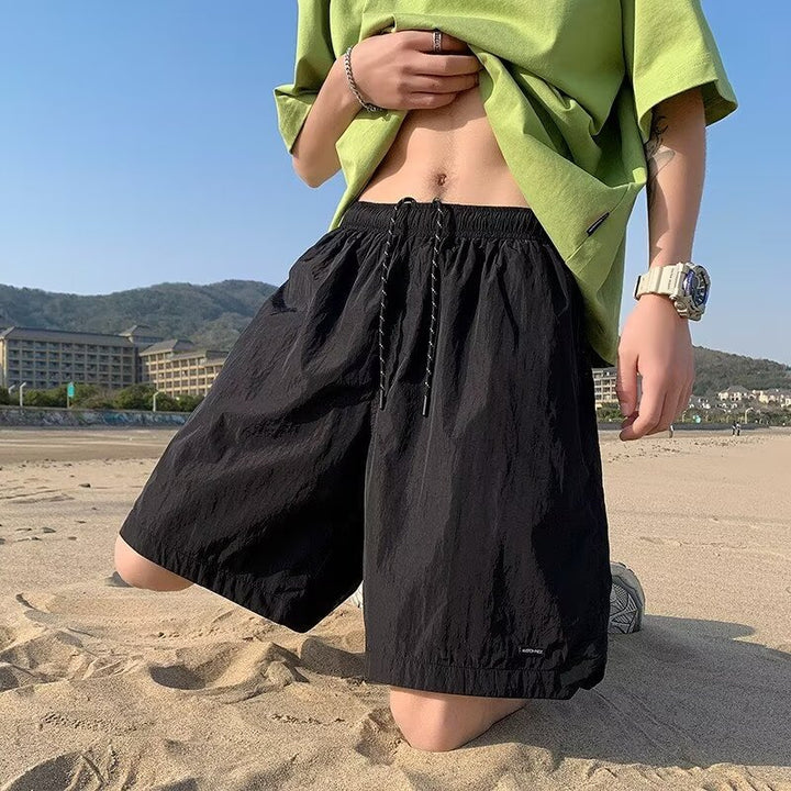 Herrer Behagelige Sommer Shorts med elastisk talje og praktiske sidelommer Stilla