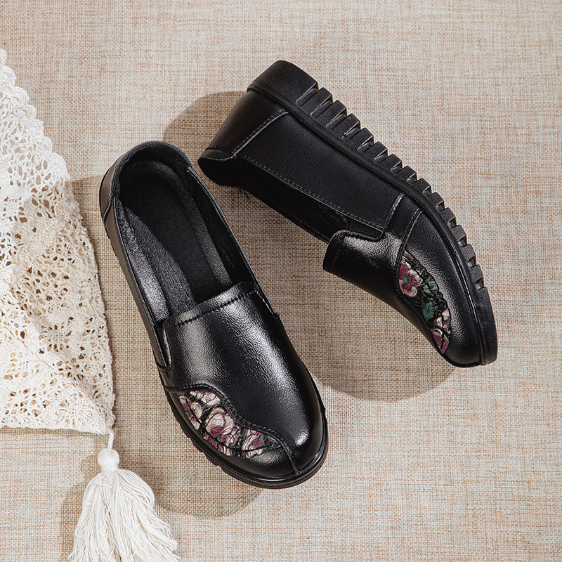 Femme Stilige Blomster Detalje Slipper Sko Stilla