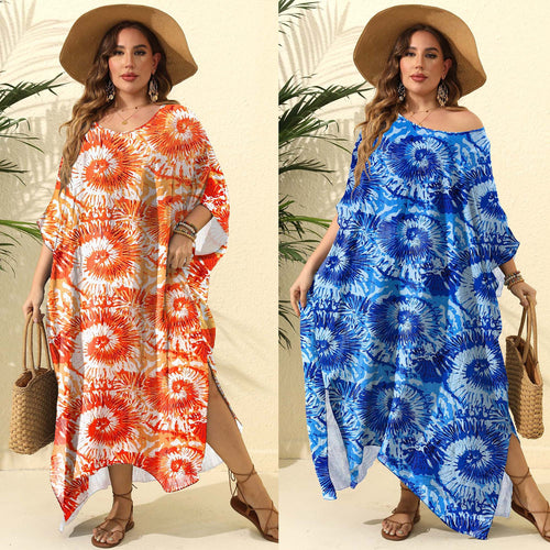 Dame Blomsterprint Maxi Kaftan Stilla
