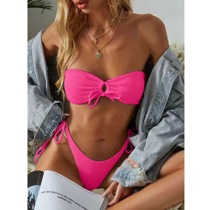 Dame Bikini-sæt med trendy cut-outs og højt skårne bukser Stilla