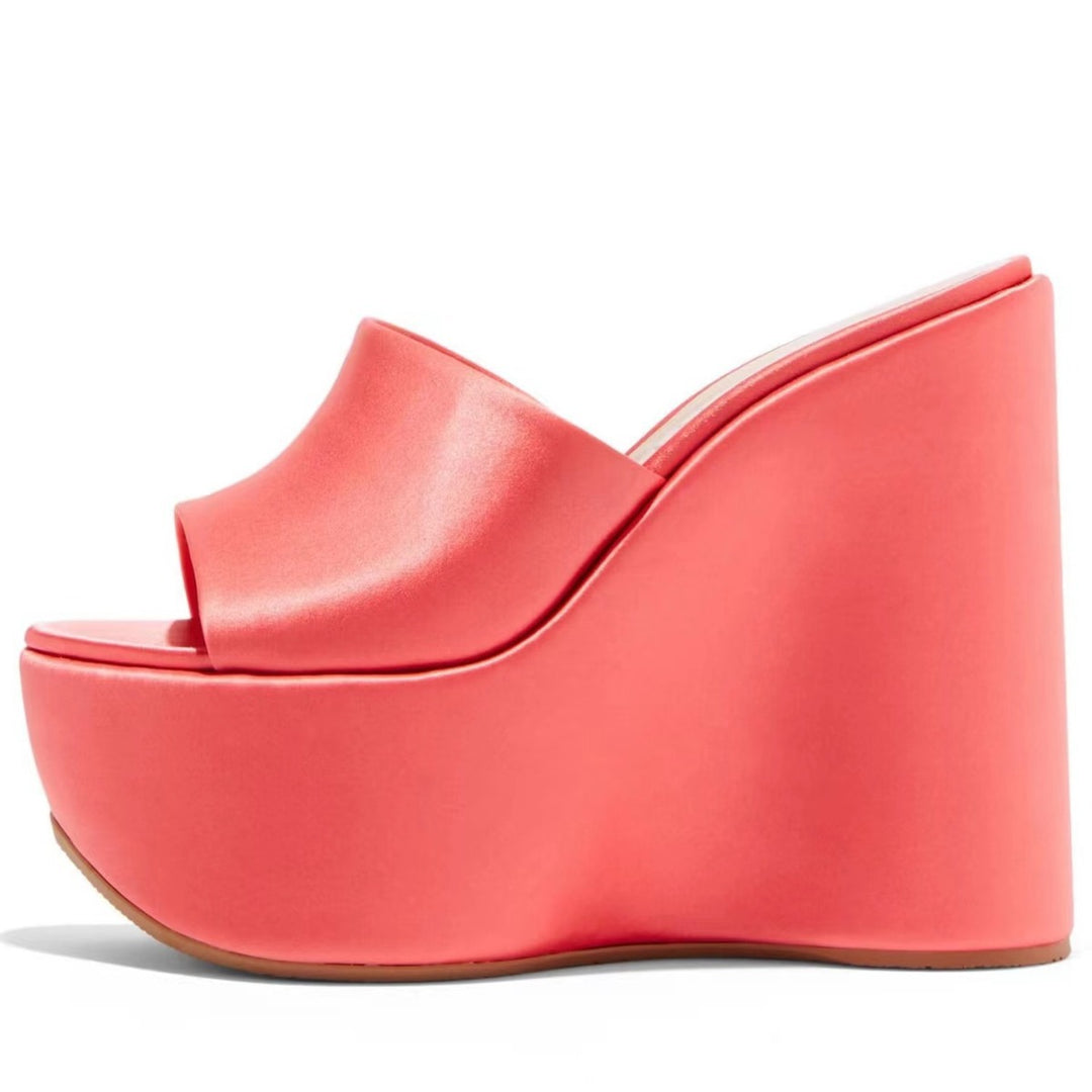 Femme Plattform Slide Muler Stilla