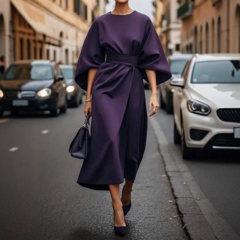 Dame Elegant Maxi Kjole Stilla