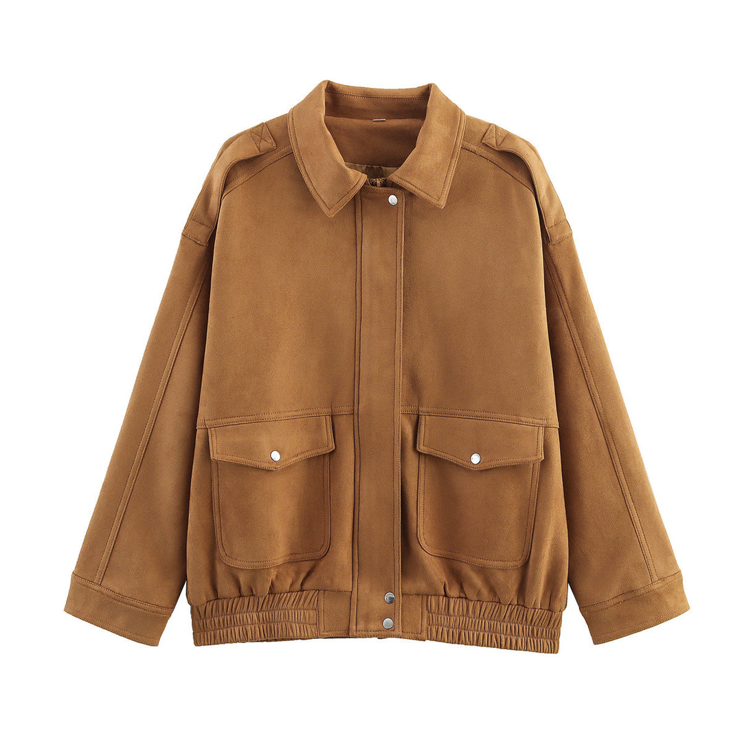 Femme Suede Oversized Jakke Stilla