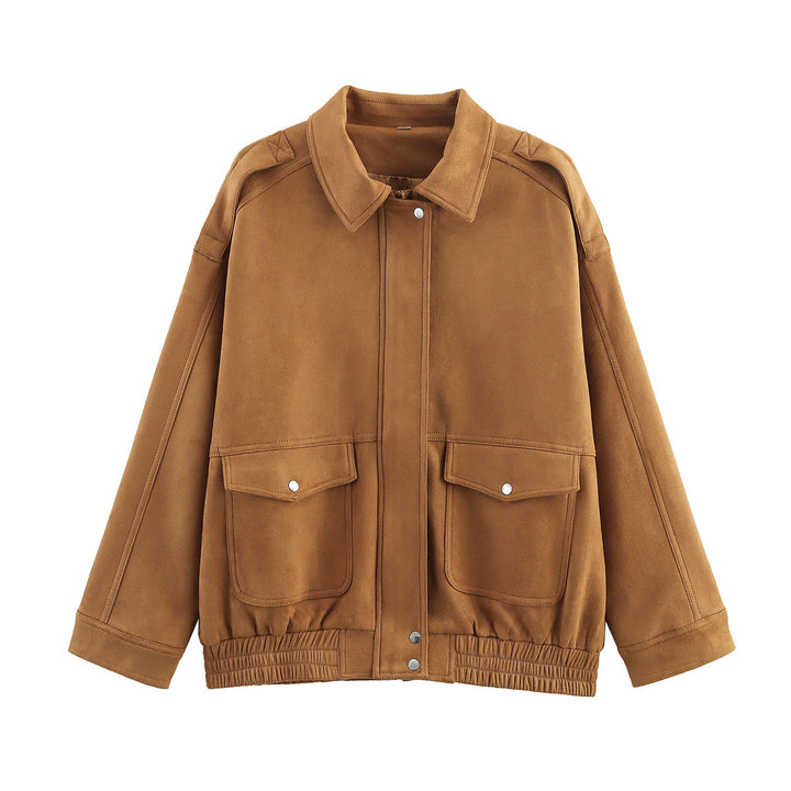 Femme Suede Oversized Jakke Stilla